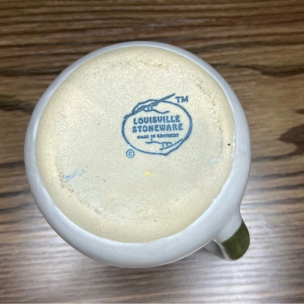 Louisville Stoneware Pottery Pitcher-Floral - Picture 7 of 12